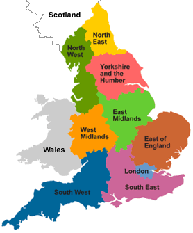 region map uk