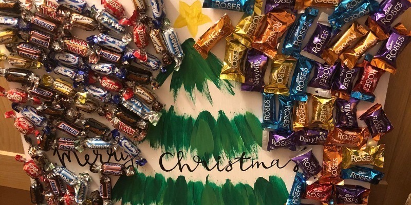 Love Bomb Christmas chocolates