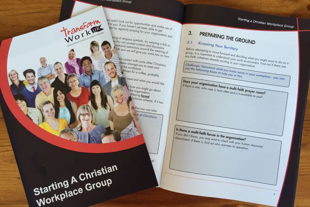 Starting A Christian Workplace Group booklet