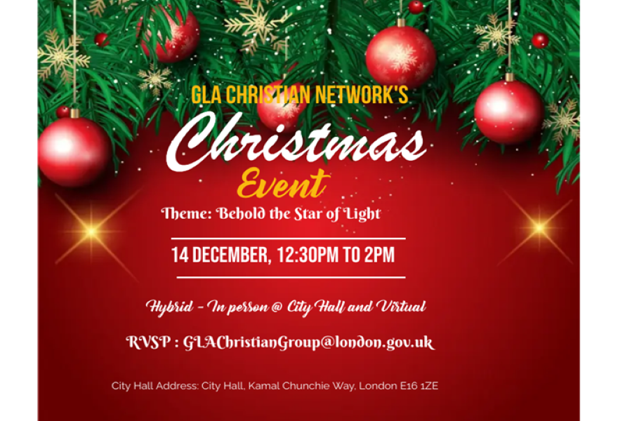 Greater London Authority Christian Network Christmas Celebration 